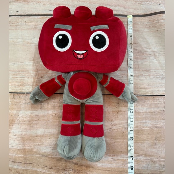 Brick Fest Live Red 16" Plush Lego  Standing Building Block Doll Brick 2024 - Picture 1 of 6
